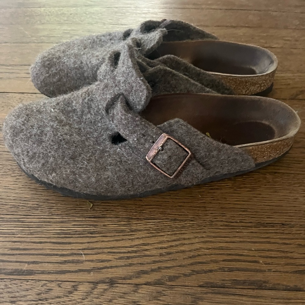 Birkenstock wool felt cacao size 39